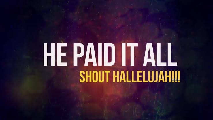 Israel Strong – He Paid It All