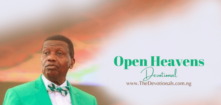 OPEN HEAVENS DEVOTIONAL SUNDAY 28TH APRIL 2024 – GIVE THANKS